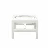 James Martin Vanities Addison 15in Wooden Stand for Grand Tower Hutch, Glossy White E444-ST15-GW